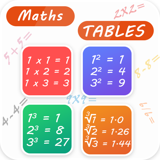 all maths tables icon