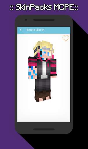 SkinPacks Boruto for Minecraft screenshot 4