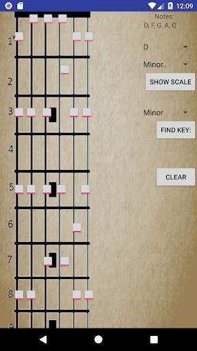 Guitar Scale Finder скриншот 1