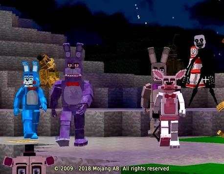 FNAF Addon Minecraft PE screenshot 1
