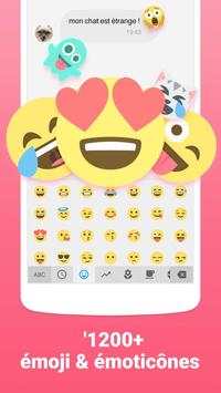 Lite French keyboard for Facemoji screenshot 1
