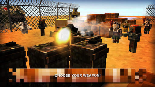 Blocky Mayhem: New Shooting Arcade Game screenshot 2