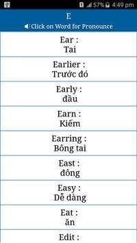 Common Words ENG to Vitenamese screenshot 6