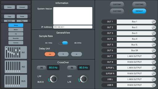 Studiomaster Digilive16 Android App for tablets screenshot 2