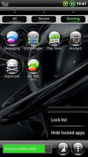 Black Pearl GO Launcher Theme screenshot 3