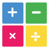 Math workout games for kids icon