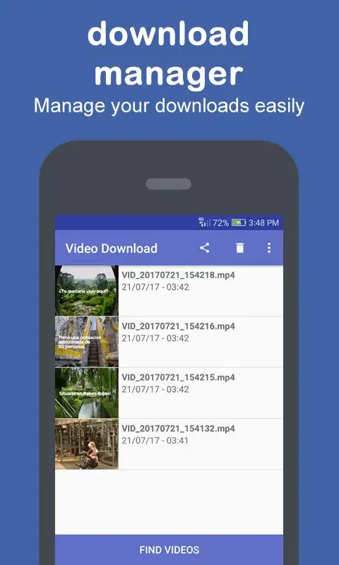 Video Download for Facebook скриншот 1