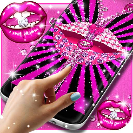Diamond lips lock screen 7.6