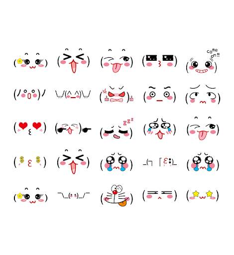 Kaomoji Japanese Emoticons screenshot 6