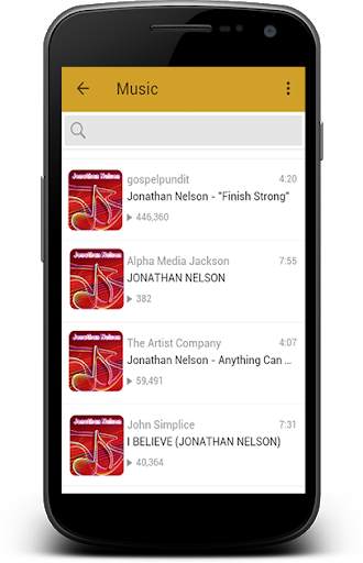 Jonathan Nelson Music Playlist screenshot 3