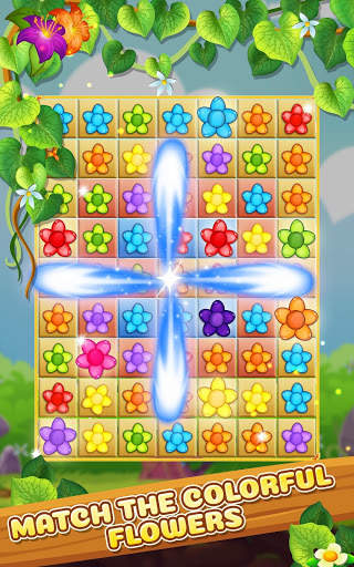 Flower Crush Jello – Match 3 Puzzle screenshot 2