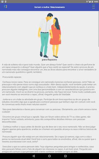 Homem e mulher. Relacionamento screenshot 20