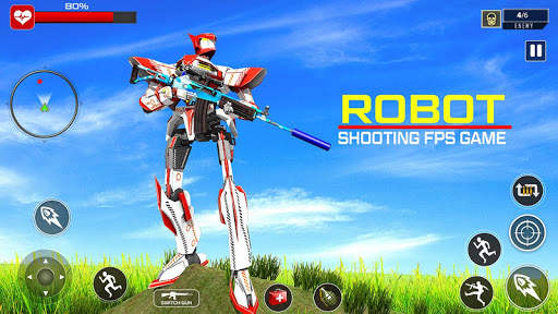 Fps Robot Shooting Game Counter War Terrorist Game screenshot 1