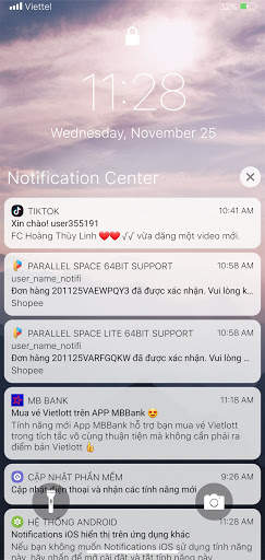 Lock screen & Notification iOS 14 screenshot 1