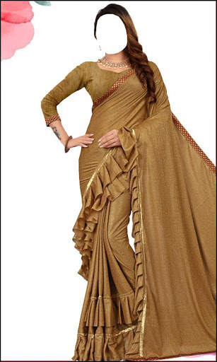 Women Fashion Chiffon Silk Saree Photo Editor screenshot 6
