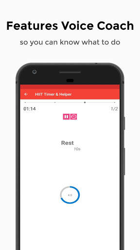 Audio HIIT Workout Timer (AD-FREE) screenshot 2