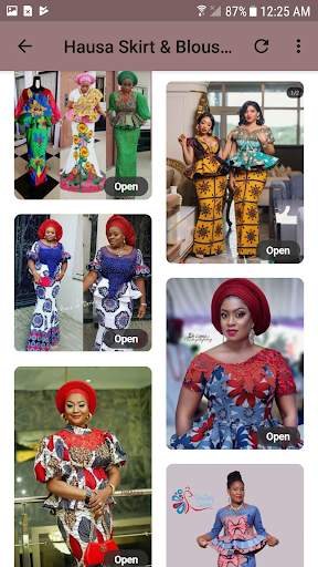 Hausa Skirt & Blouse Styles. screenshot 1