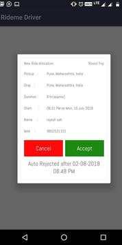 Rideme (Driver) screenshot 3
