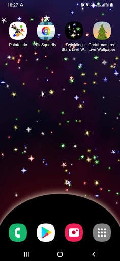 Twinkling Stars Live Wallpaper screenshot 2