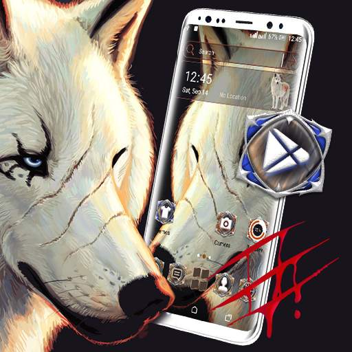 White Wolf Launcher Theme 1.2