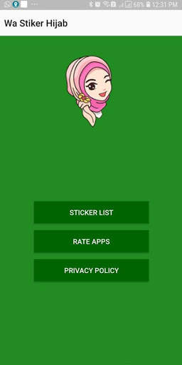 Stiker WA Hijab Muslim - WAStickerApps Whatsapp screenshot 1