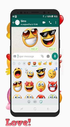 New Emoji and Emoticons Stickers - WAStickerapps screenshot 4