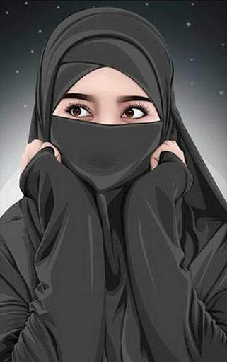 Wallpaper Niqab Kartun 2020 screenshot 1