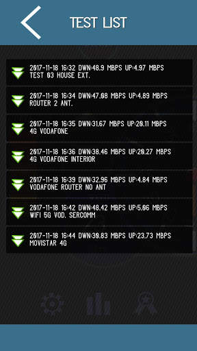 Internet wifi 3g 4g 5g speed test IP and ping screenshot 3