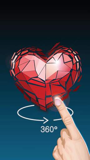 3D low poly puzzle game, rotate puzzles screenshot 3