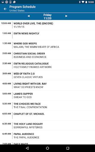 EWTN 3 تصوير الشاشة