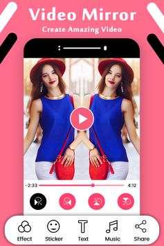 Video Miror Effect editor screenshot 3