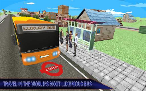 City Passenger Transport Bus Driving Simulator 3d screenshot 1