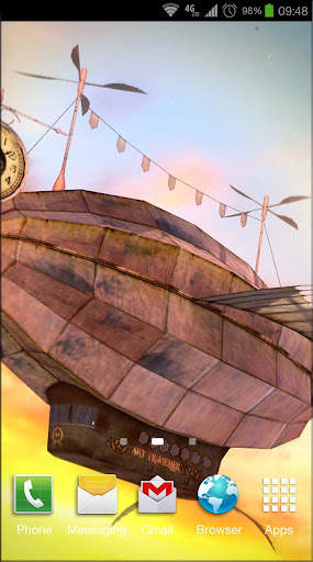 3D Steampunk Travel Pro lwp screenshot 6