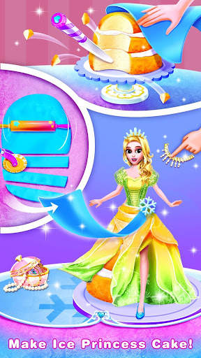 Ice Princess Comfy Cake -Baking Salon for Girls screenshot 2