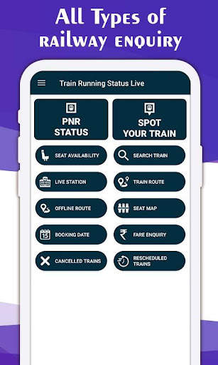 Live Train Status PNR Enquiry screenshot 1