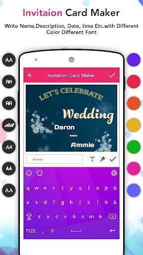 Invitation Maker - Party Invitation Card Maker screenshot 3