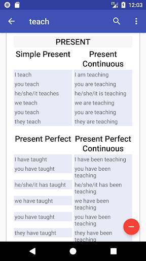 English Verbs screenshot 5