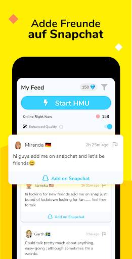 AddChat - Freunde für Snapchat screenshot 1