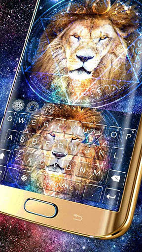 King Lion(Leo) Keyboard Theme скриншот 1
