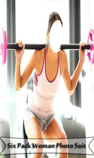 Six Pack Woman Photo Suit - body builder girl pic screenshot 1