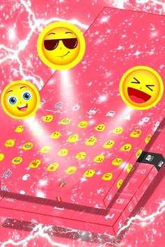 Pink Sparkle Keyboard Theme screenshot 5