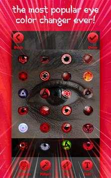 Sharingan Eyes Camera Editor - Eye Color Changer screenshot 4