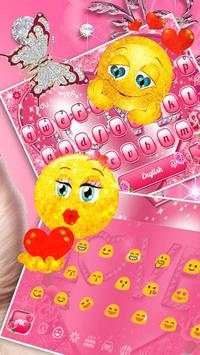 Love Heart Keyboard Theme screenshot 3