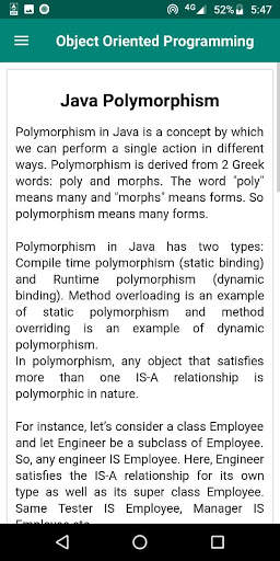 Object Oriented Programming (Oops) screenshot 4