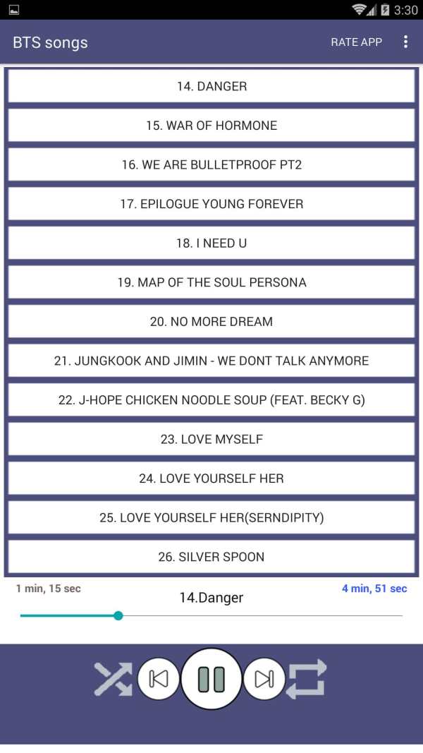 100 BTS Songs Offline (Kpop Songs) screenshot 2