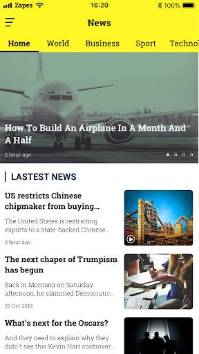 Zapes - React Native mobile app for Wordpress screenshot 7