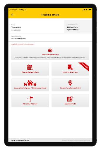 DHL Express Mobile screenshot 9