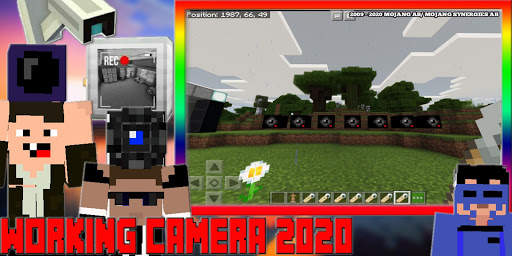 New Working Security Camera Mod For MCPE screenshot 3