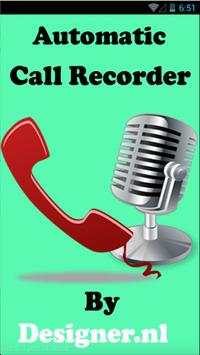 Automatic Call Recorder 2015 screenshot 1