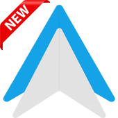 guide for Android Auto  Maps Media Messaging Voice icon